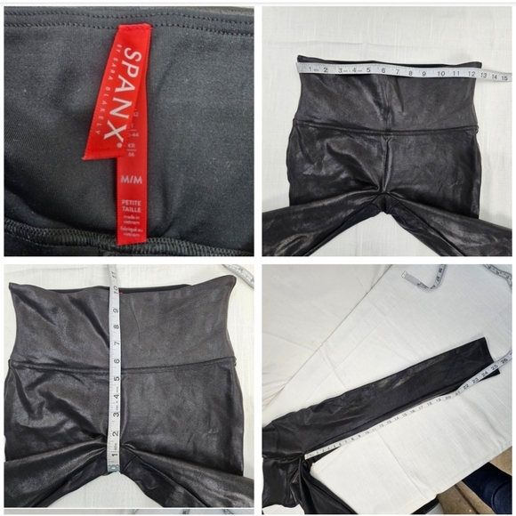 Spanx Crackle Faux Leather Leggings - Picture 11 of 13